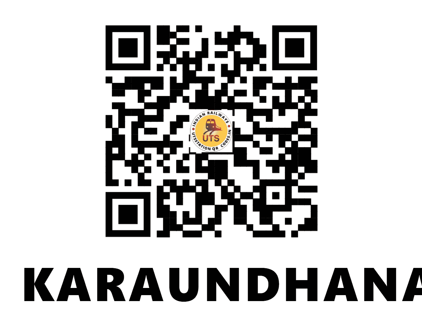 UTS QR Code for KARAUNDHANA - KRDN (NC - UTTAR PRADESH)